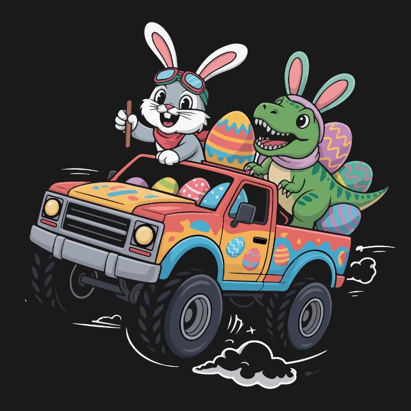 Happy Easter Sweet Easter Bunny Egg Hunt Easter Eggs