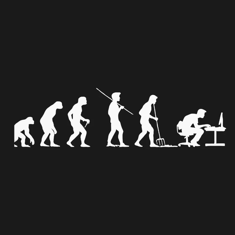 Evolution Programmierer Computerfreak
