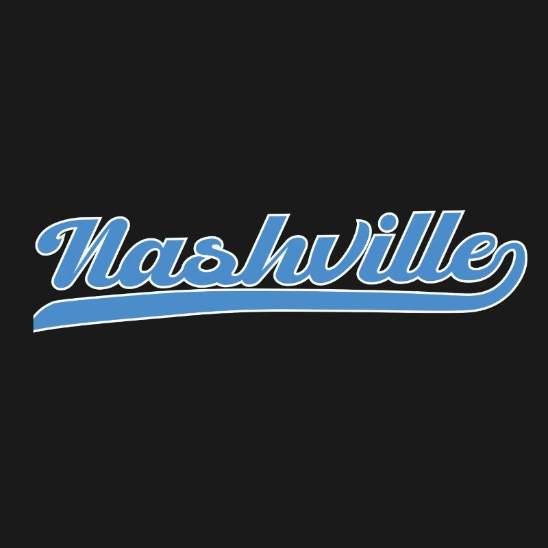 Nashville Script mit Schwunglinie
