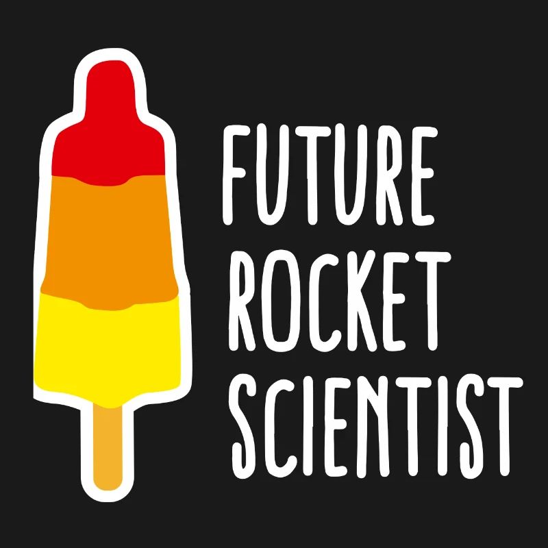 Future rocket scientist popsicle rocket graduation