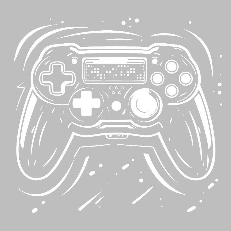 Gaming Controller Drawing