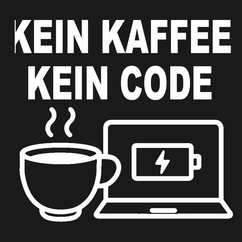 Kein Kaffee Kein Code – Funny Programmer Design