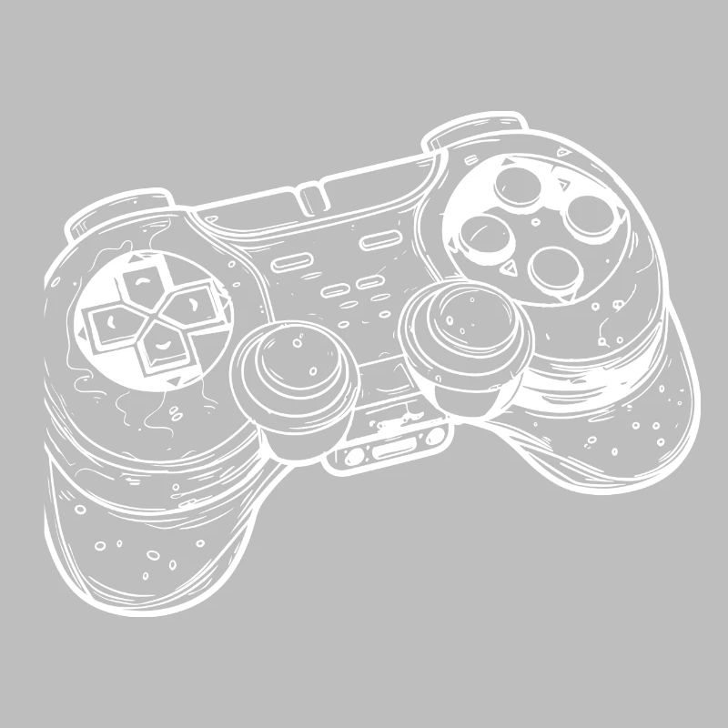 Video Game Controller Drawing