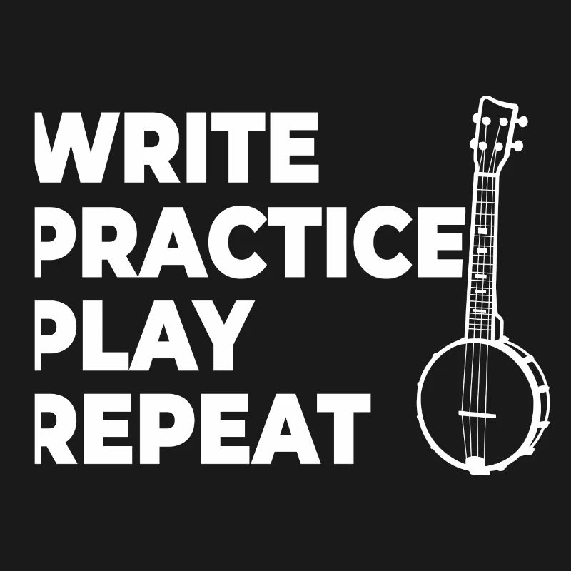 Writing, practicing, playing, repeating
