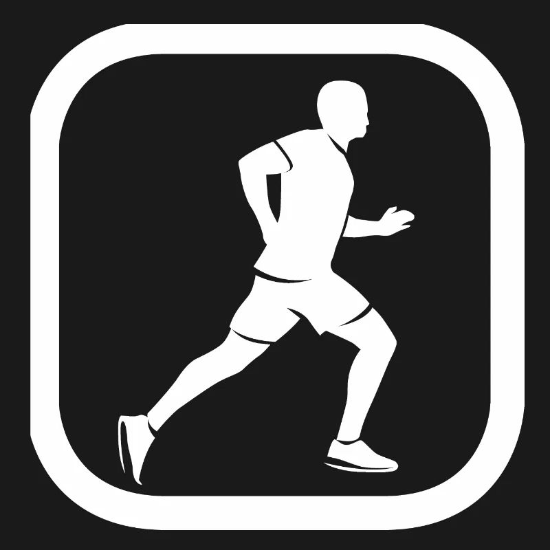 Run Runner Logo Run Runner Icône vectorielle graphique