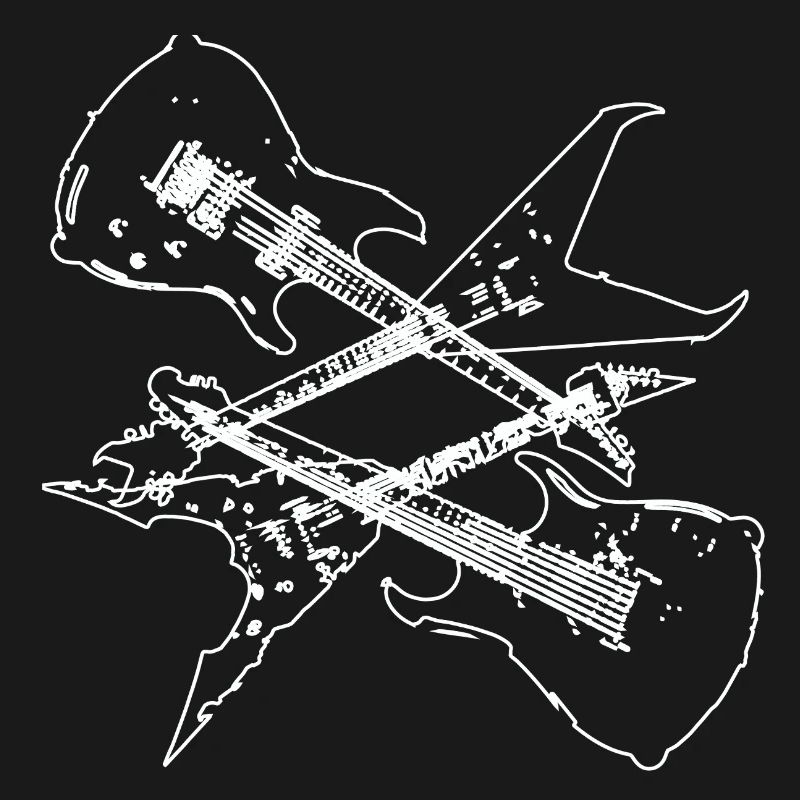 Conception de composition de guitares électriques