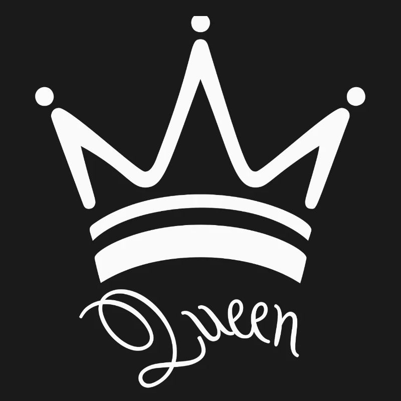 Queen Valentinstag, Hochzeitstag oder Paar Design