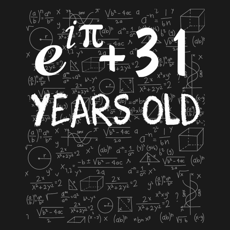 30e anniversaire 30 ans Euler Identité cadeau math