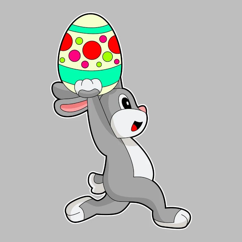 Bunny Easter Jogging