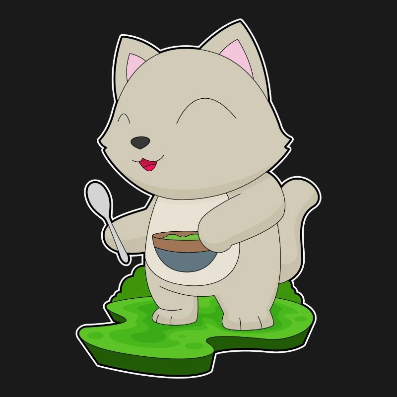 Cuisson dans un bol de cuisson pour chats
