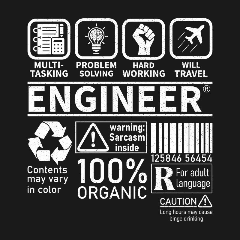 engineer multitasking problem solving hard working