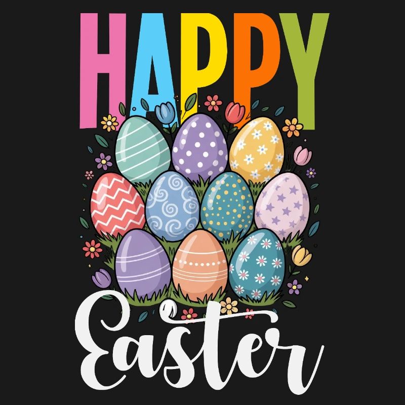 Happy Easter Sweet Easter Bunny Egg Hunt Easter Eggs