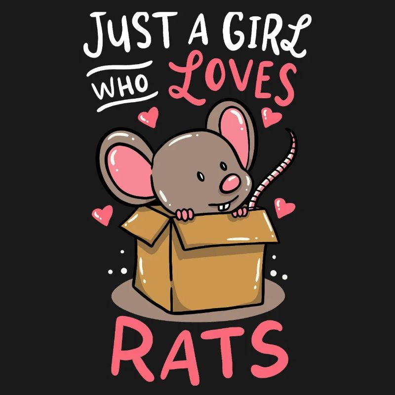 Nur ein Mädchen, das Ratten liebt