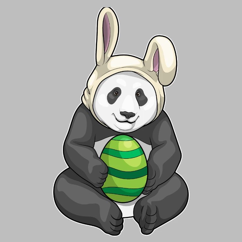 Panda Easter Bunny Ears