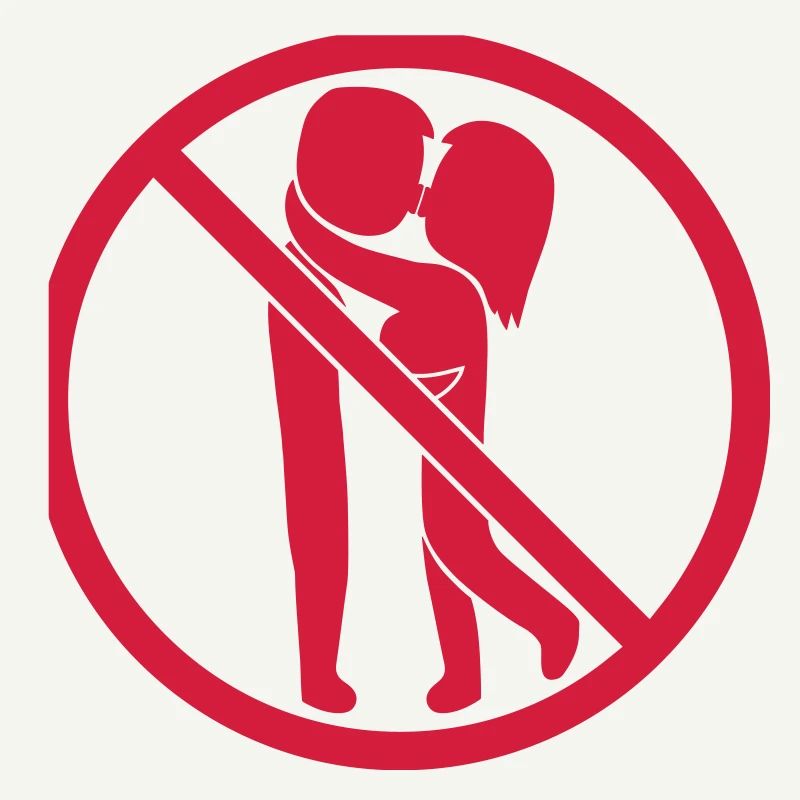 Signe interdit Baiser