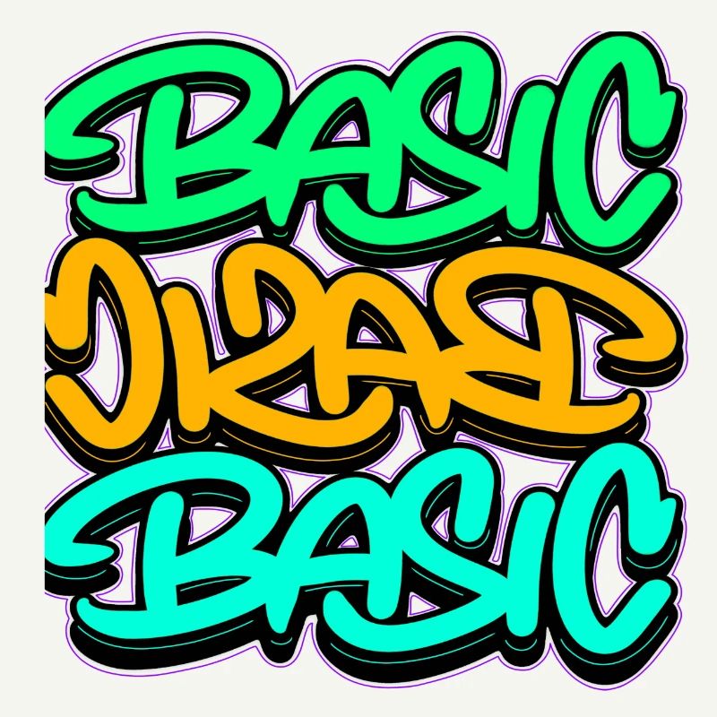 Urban Graffiti Basic Dreifach Schrift