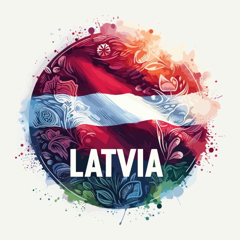 Drapeau de la Lettonie Drapeau Cadeau