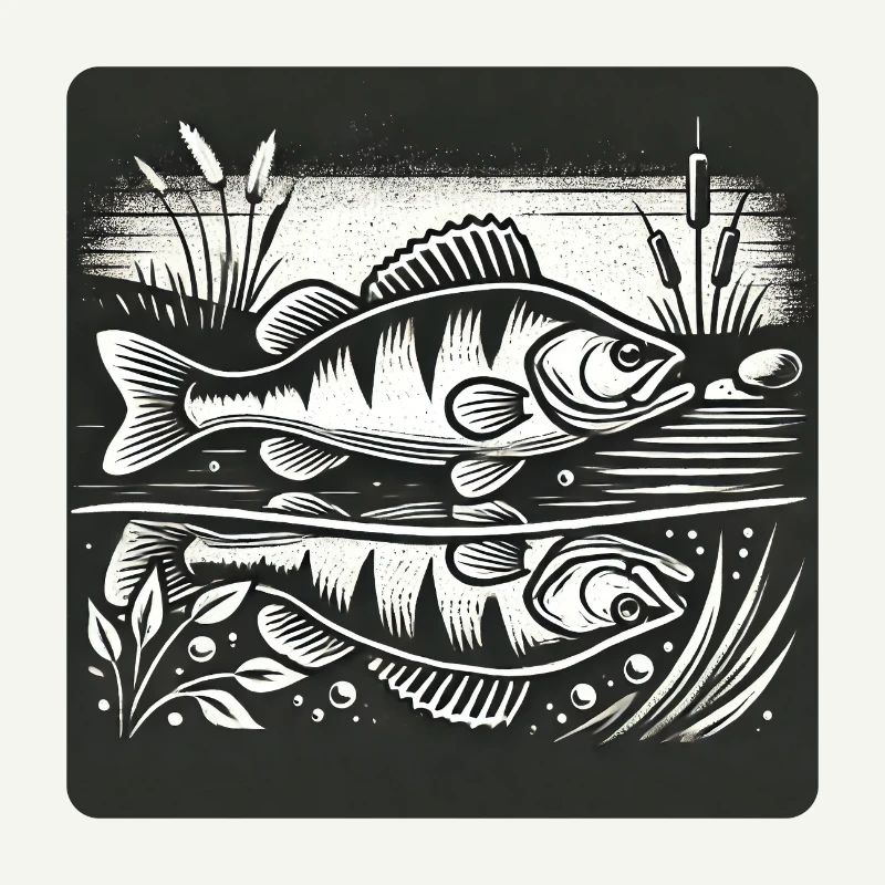 Perch predatory fish design