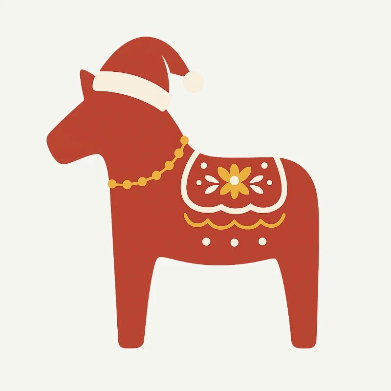 Dala Cheval Noël
