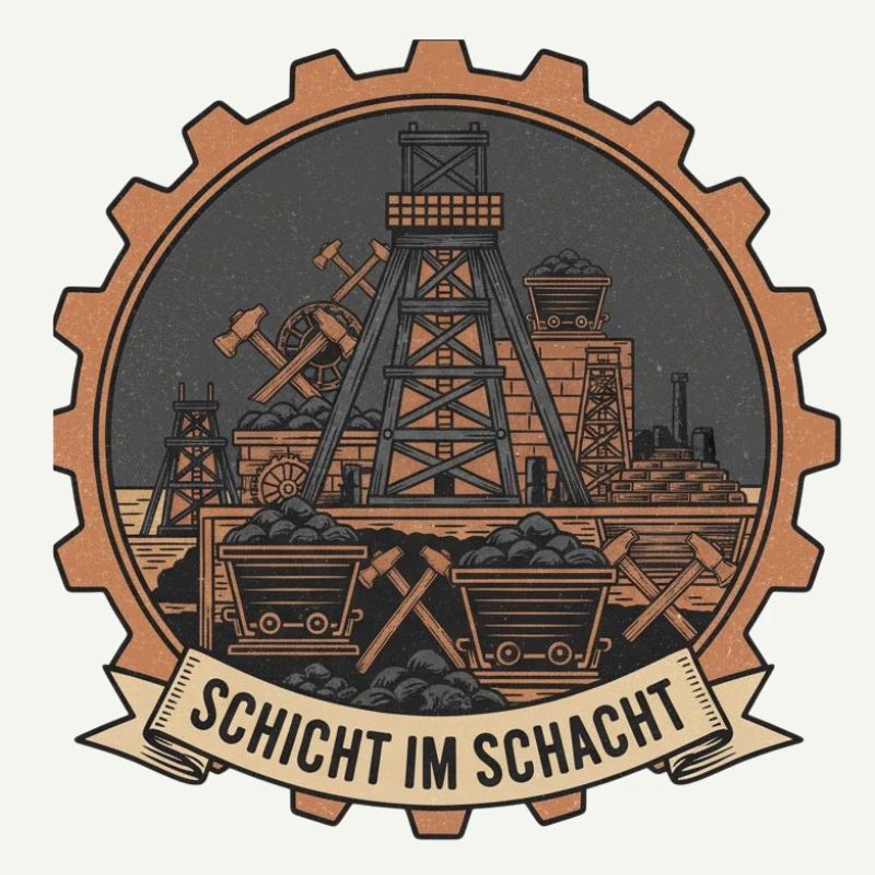 Décalage dans le puits de la mine