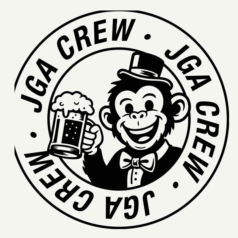 Bachelor Crew Monkey Bachelor Party