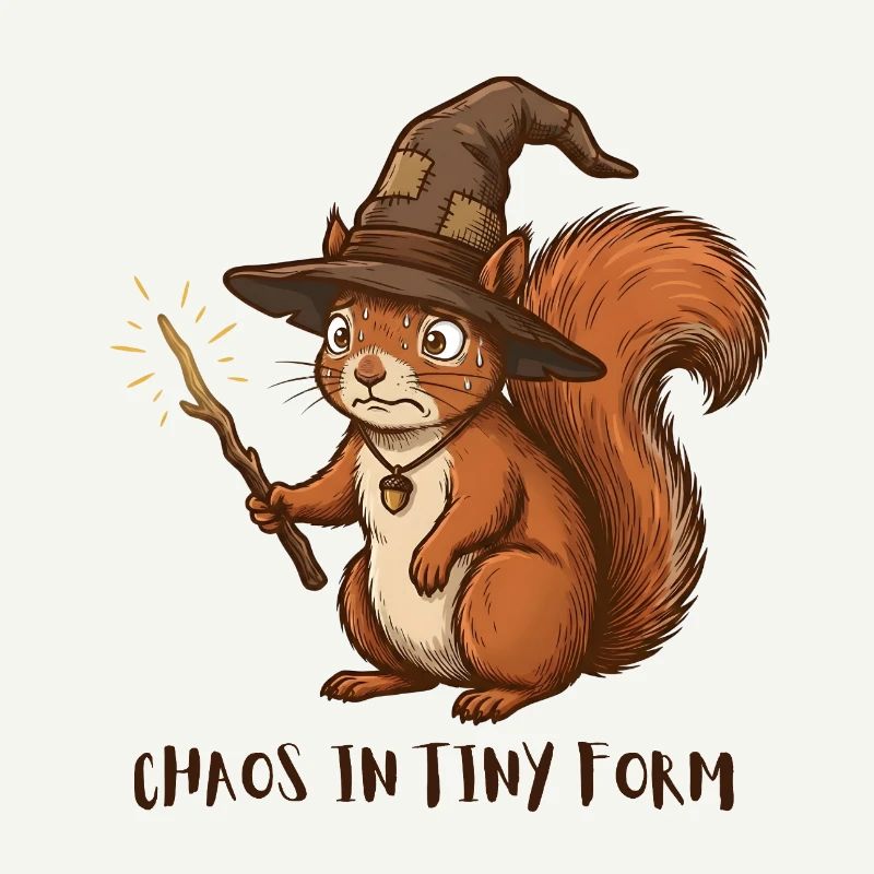 Chaos in Tiny Form – Feralcore Eichhörnchen