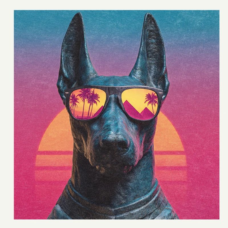 Anubis Synthwave - Dieu en vacances