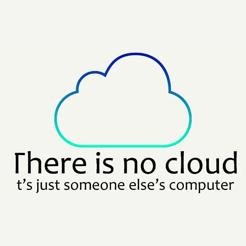 Pas de programmation dans le cloud T-shirt drôle