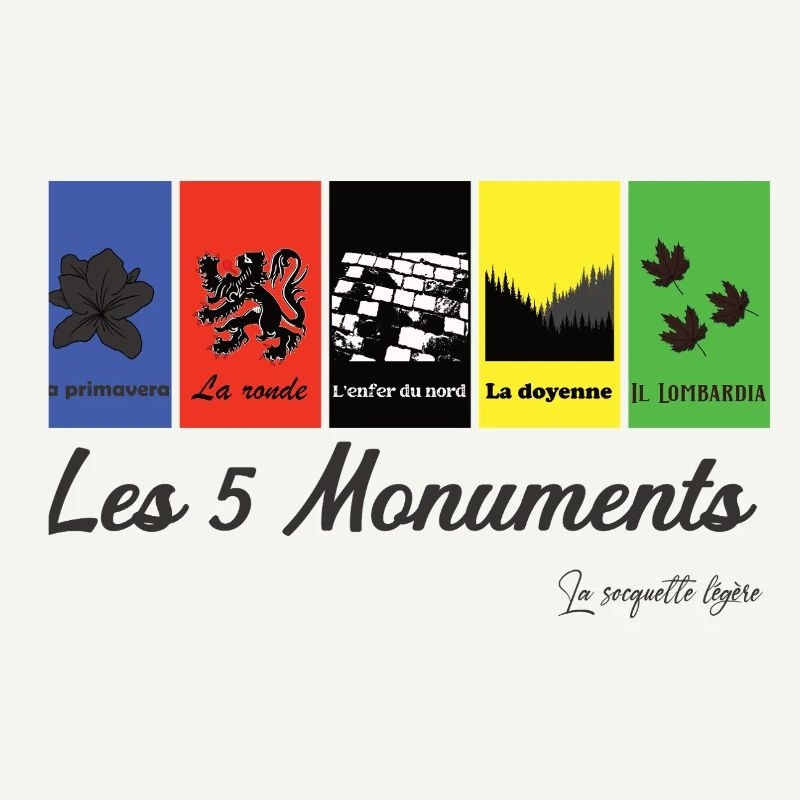 Les 5 monuments cycliste