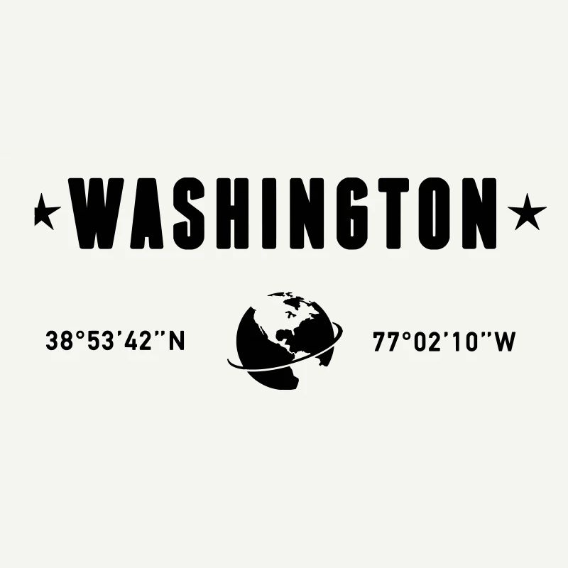 Washington DC Coordinates Planet Earth