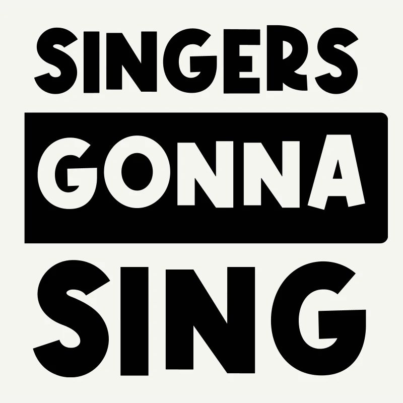 Singers going to sing