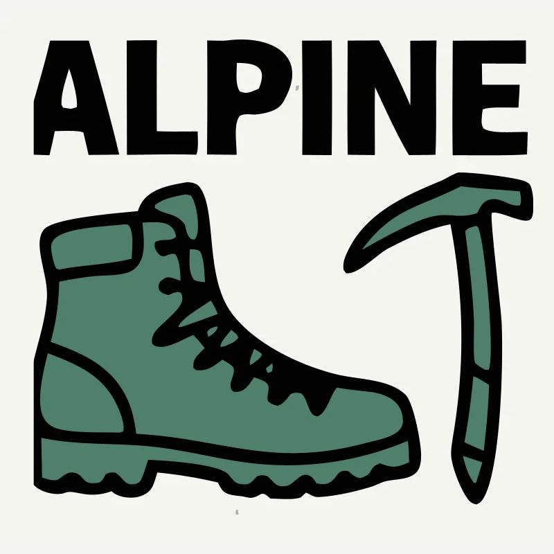 Wanderschuh Eispickel Alpine Bergsteigen Klettern
