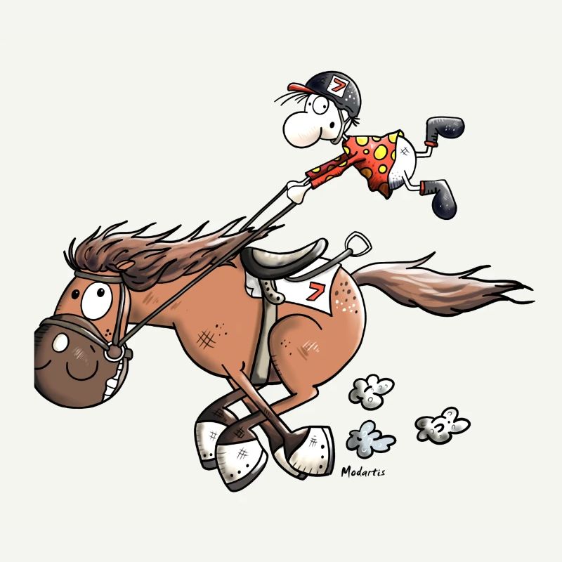 Cheval De Course Rapide