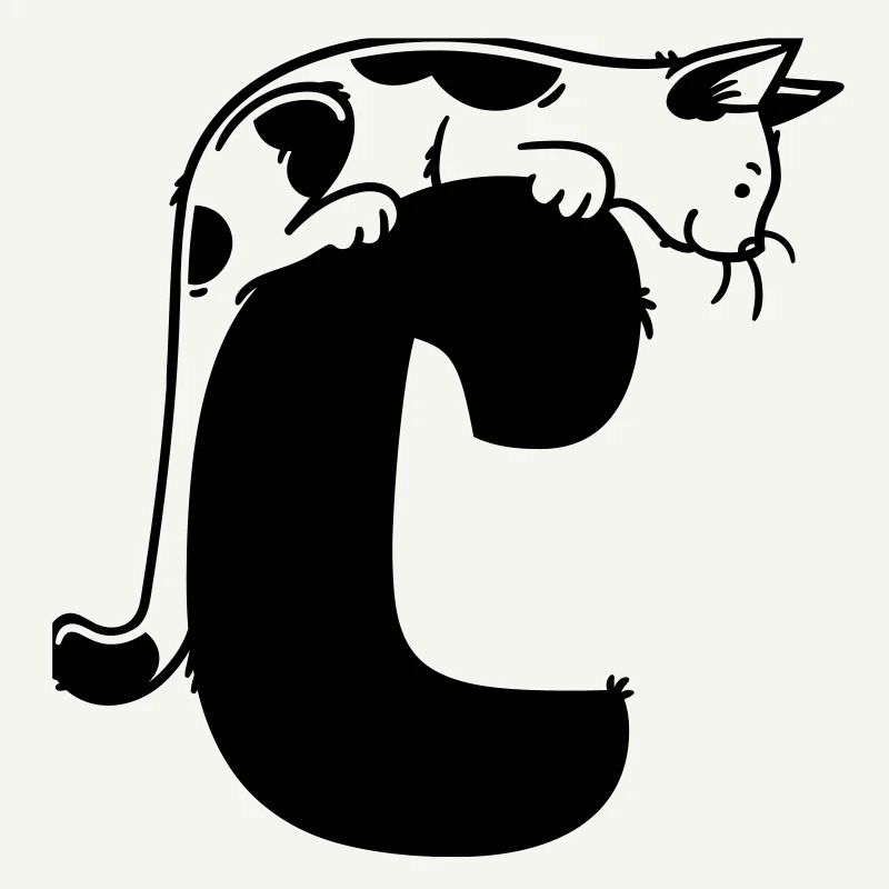 Lettre C du chat