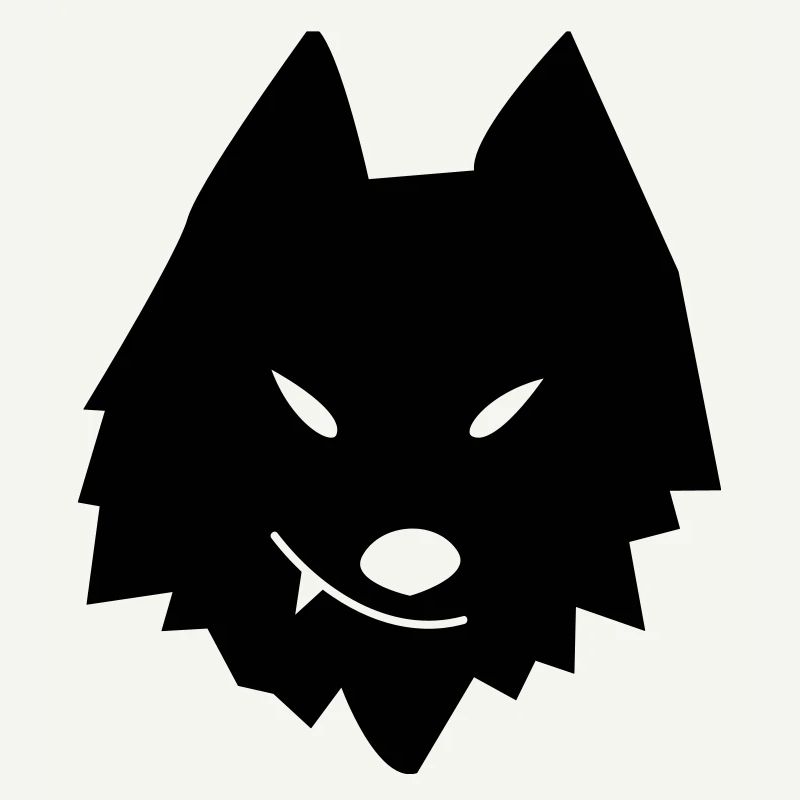 Wolfskopf Stilisiert