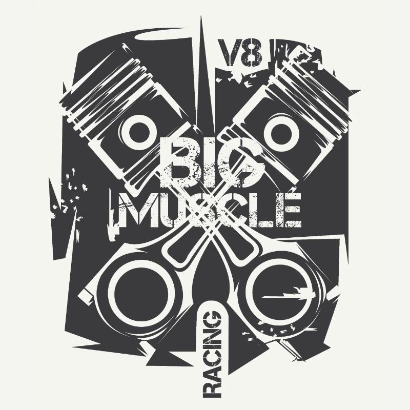 v8 pattern abstract car musclecars piston engine