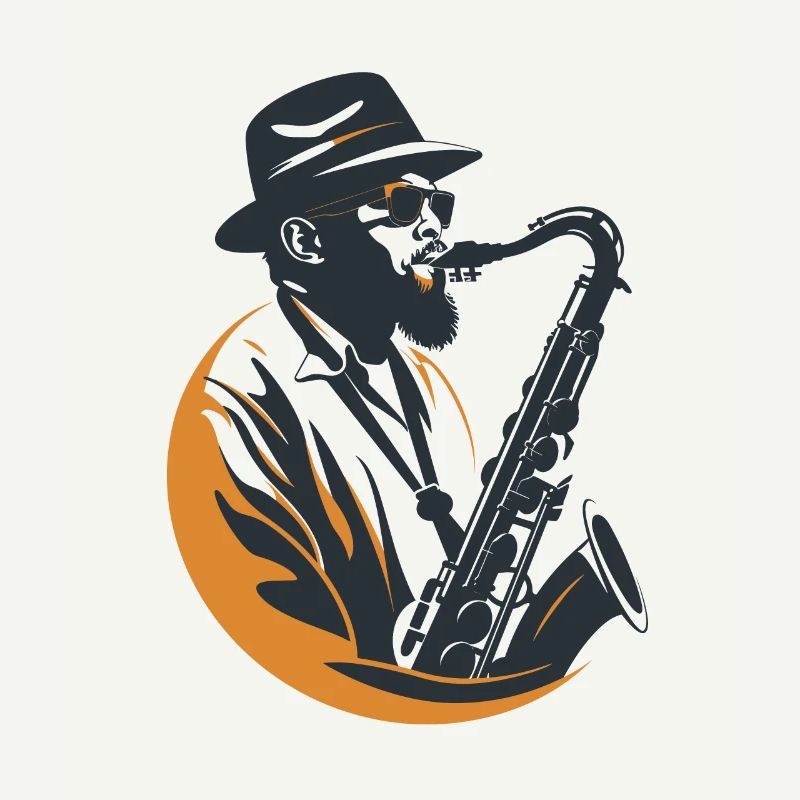 Graphisme Saxophoniste
