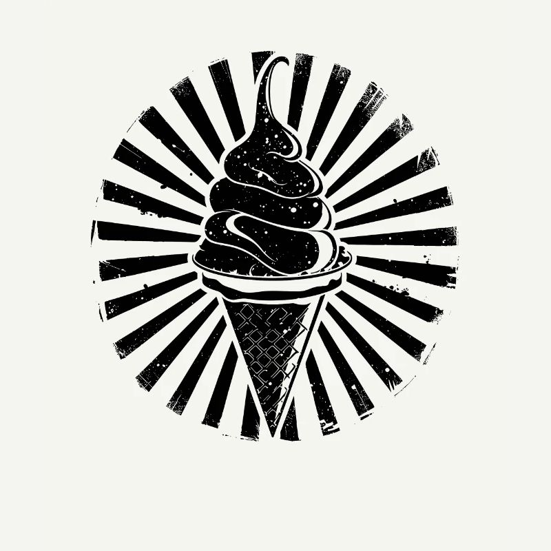 Cornet de crème glacée