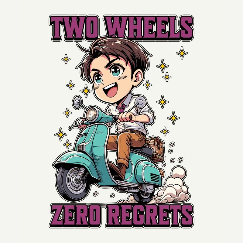 Scooter deux roues Zero regrets Scooter Driver