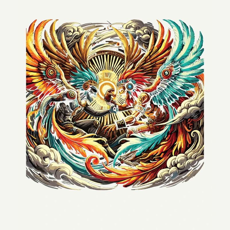 Duel du Phénix des Ailes de Feu