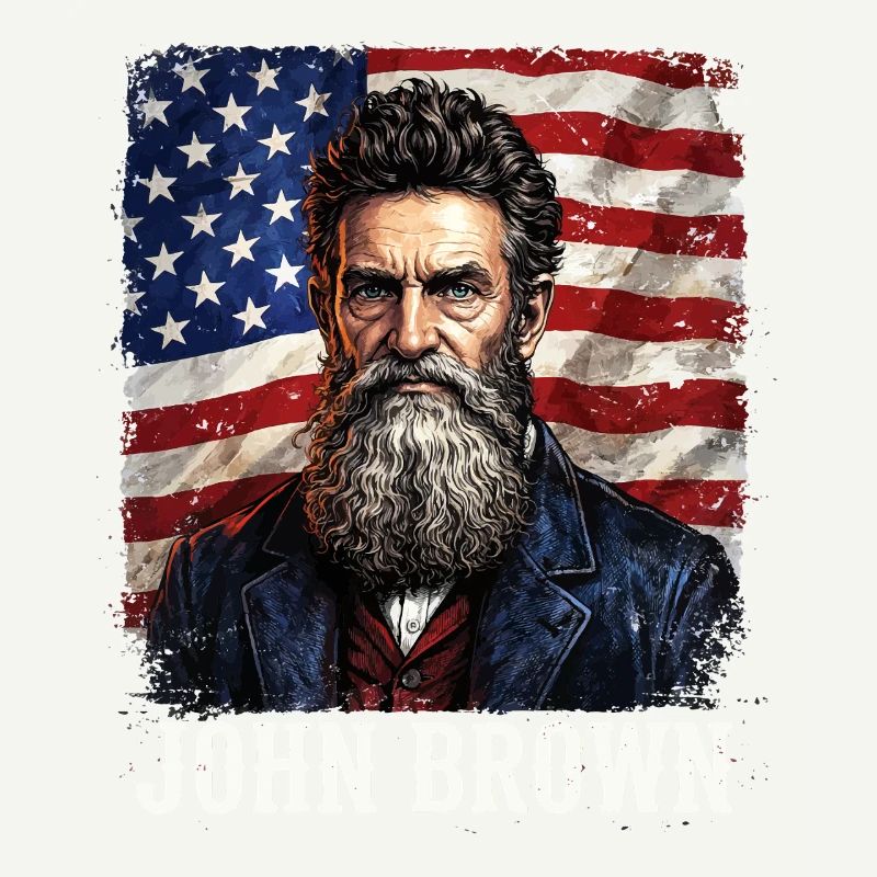 John Brown drapeau des États-Unis.