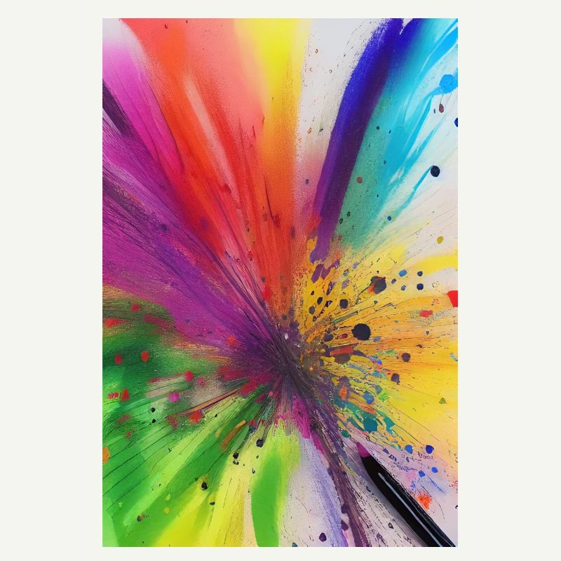 Éclaboussures de couleur