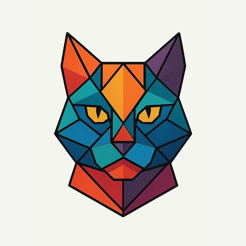 Chat | Tête de chat Impression / Impression / Design