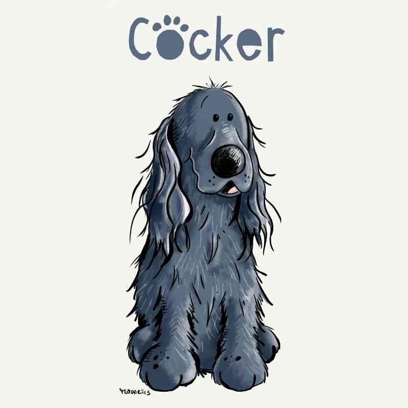 Lustiger Cocker Spaniel