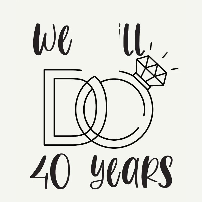 40th Wedding Anniversary Ruby Wedding Wedding Gift