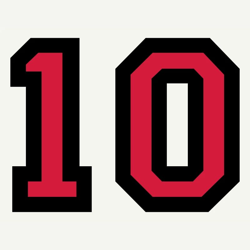 Le numéro 10 - le numéro dix