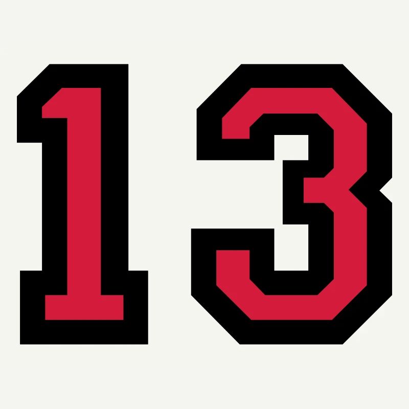 Le numéro 13 - numéro de treize