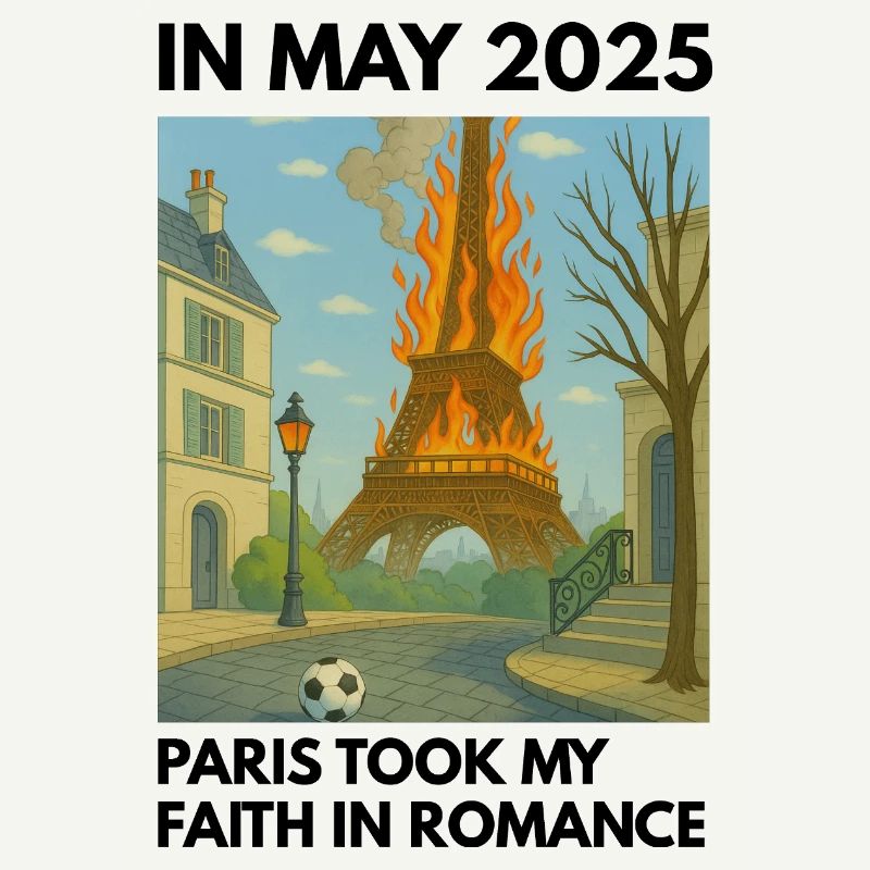La Tour Eiffel en feu