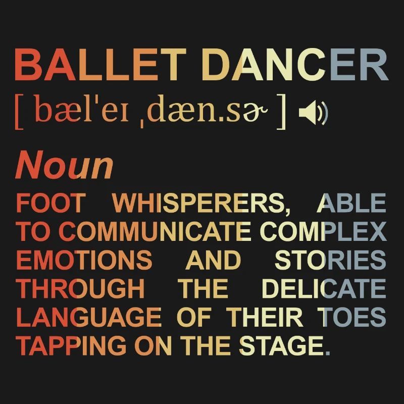 Danseuse de ballet Explication des termes