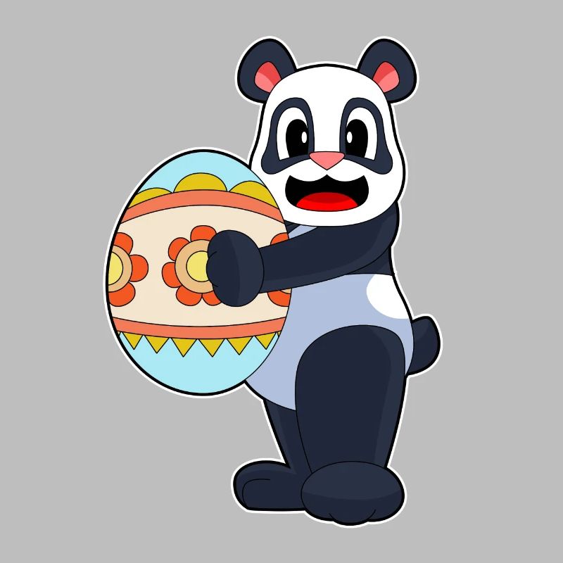 Panda Easter Easter Egg